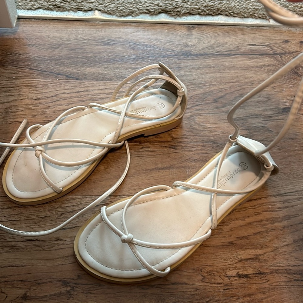 Sandal with straps